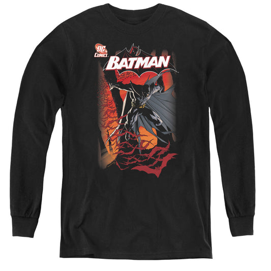 Batman #655 Cover Long Sleeve Kids Youth T Shirt Black