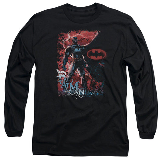Batman Gotham Reign Mens Long Sleeve Shirt Black