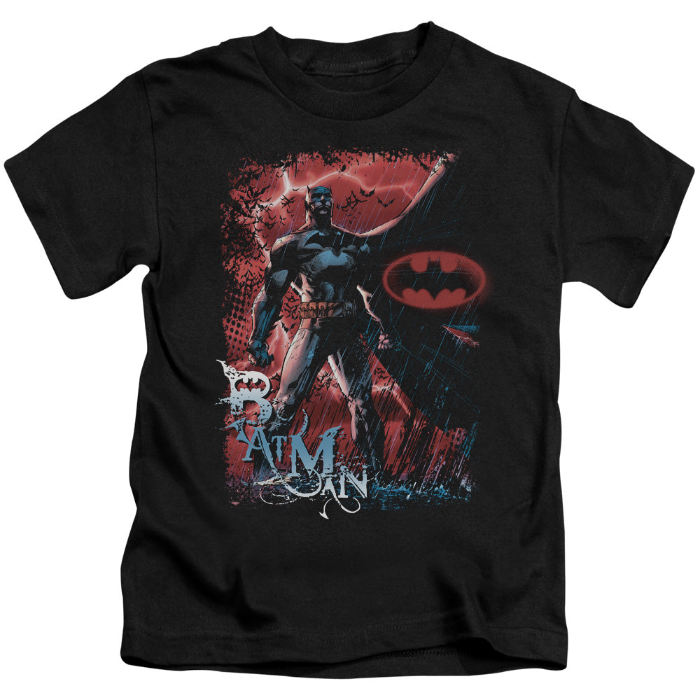 Batman Gotham Reign Juvenile Kids Youth T Shirt Black