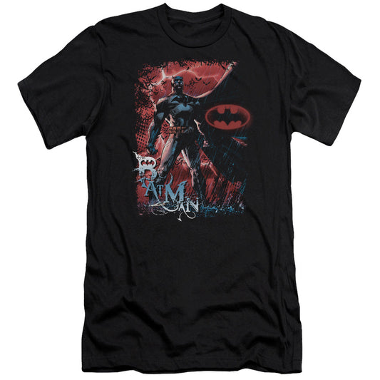 Batman Gotham Reign Premium Bella Canvas Slim Fit Mens T Shirt Black