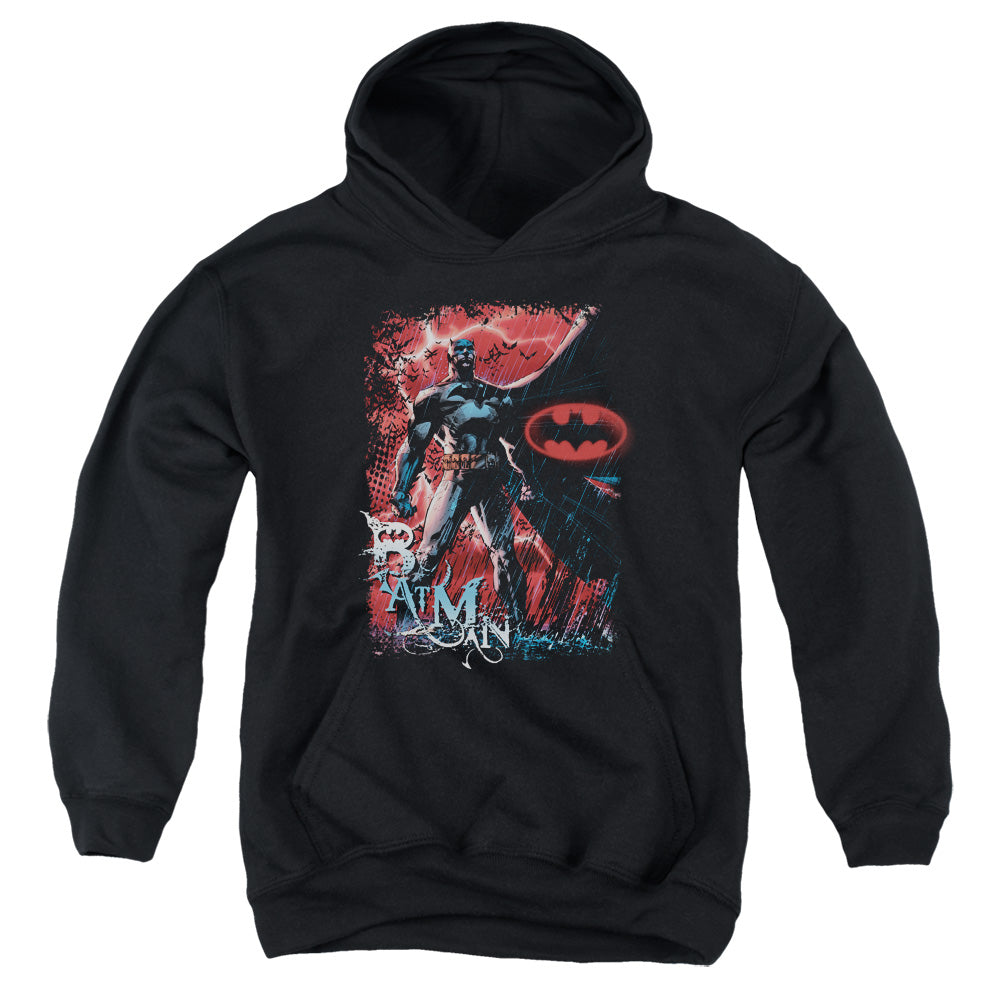 Batman Gotham Reign Kids Youth Hoodie Black