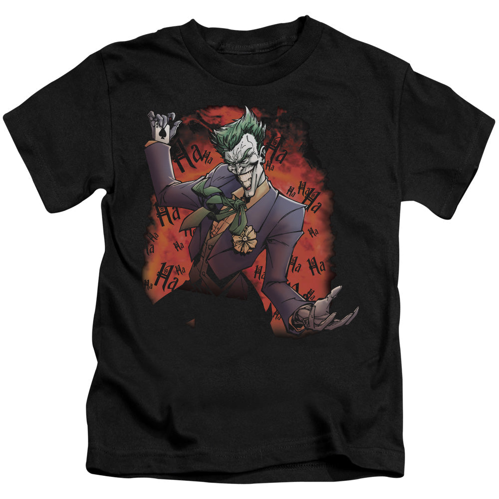 Batman Jokers Ave Juvenile Kids Youth T Shirt Black