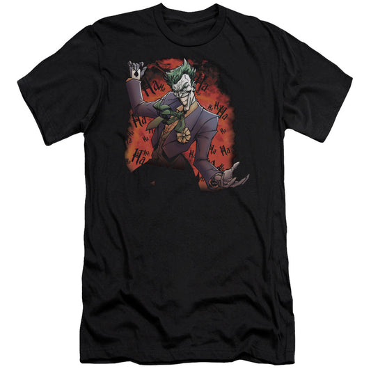 Batman Jokers Ave Slim Fit Mens T Shirt Black
