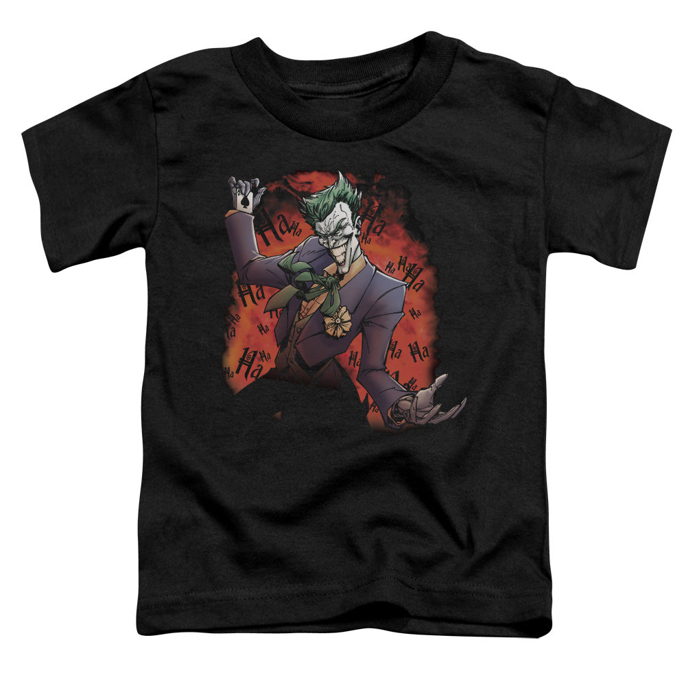 Batman Jokers Ave Toddler Kids Youth T Shirt Black