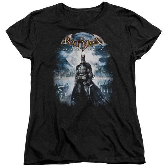 Batman Aa Game Cover Womens T Shirt Black