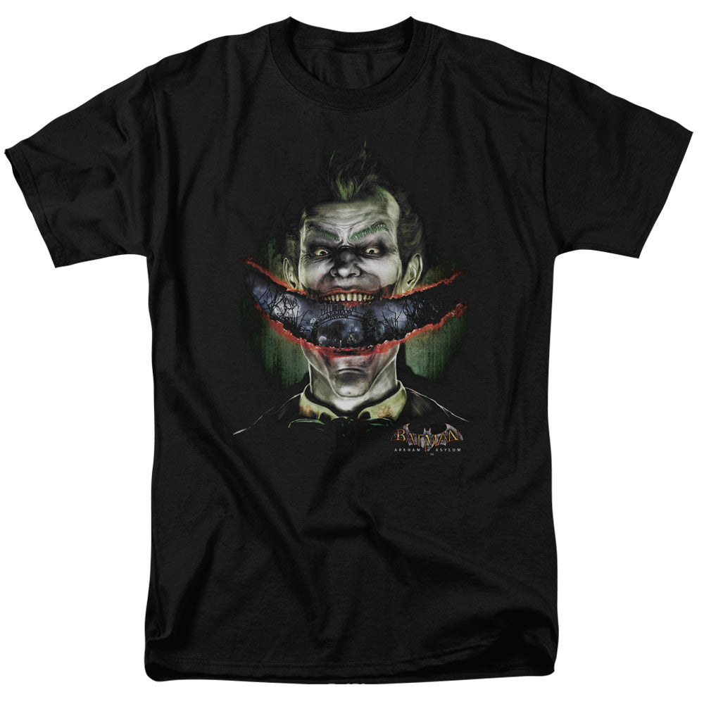 Batman Aa Crazy Lips Mens T Shirt Black