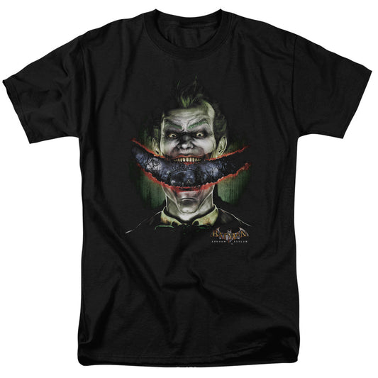 Batman Aa Crazy Lips Mens T Shirt Black