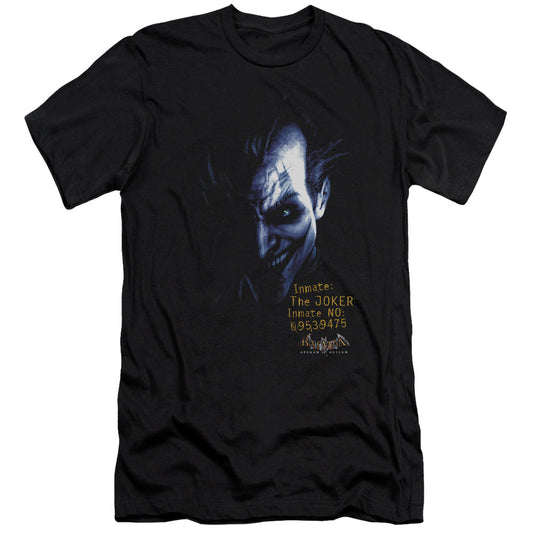 Batman Aa Arkham Joker Slim Fit Mens T Shirt Black
