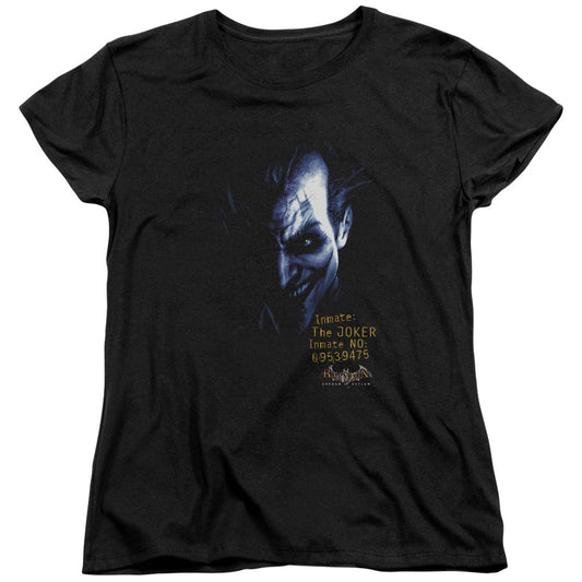 Batman Aa Arkham Joker Womens T Shirt Black
