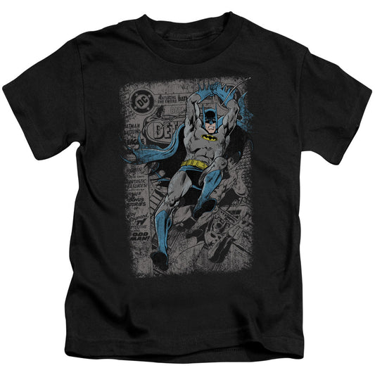 Batman Detective #487 Distress Juvenile Kids Youth T Shirt Black