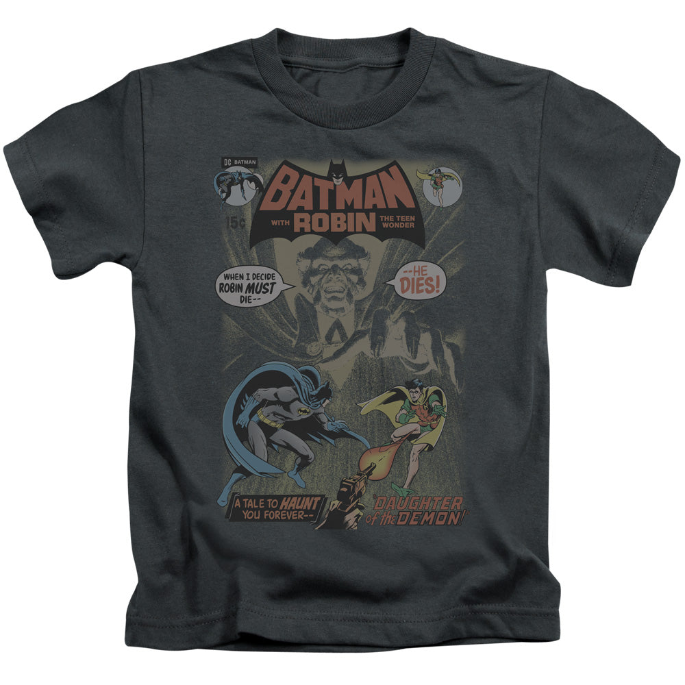 Batman #232 Cover Juvenile Kids Youth T Shirt Charcoal
