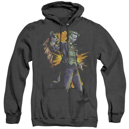 Batman Joker Bang Heather Mens Hoodie Black