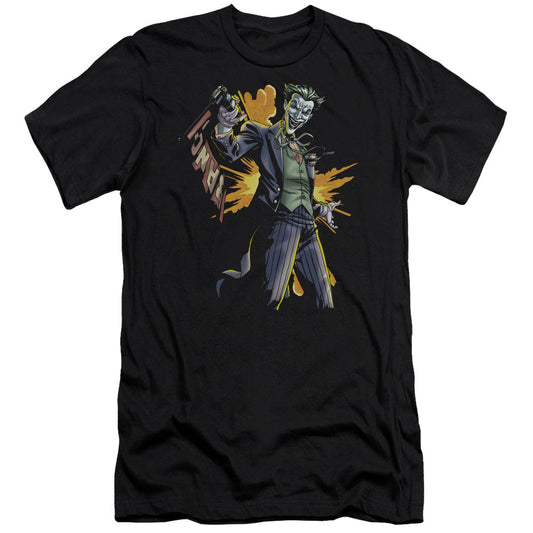 Batman Joker Bang Slim Fit Mens T Shirt Black