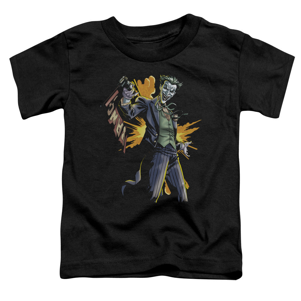 Batman Joker Bang Toddler Kids Youth T Shirt Black