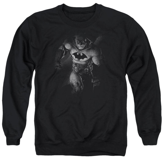 Batman Materialized Mens Crewneck Sweatshirt Black