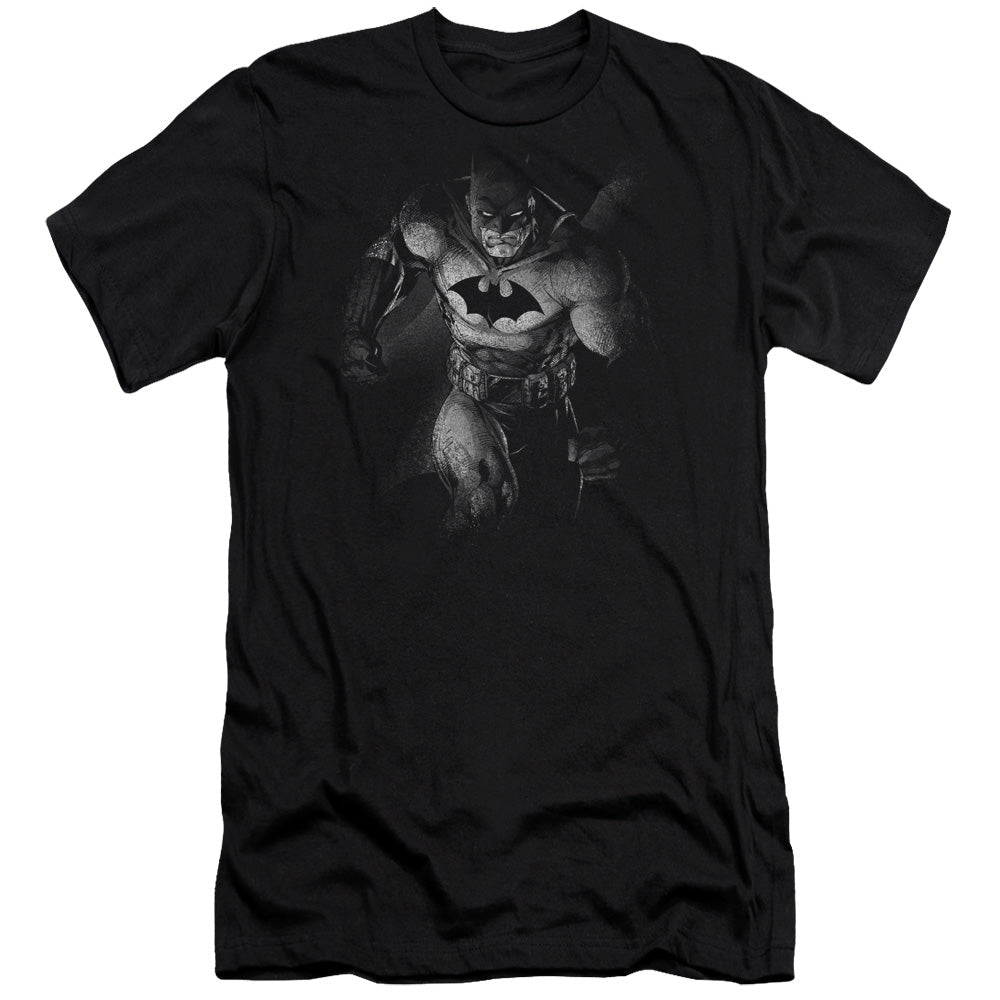 Batman Materialized Premium Bella Canvas Slim Fit Mens T Shirt Black