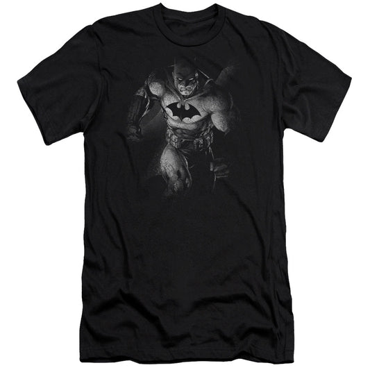 Batman Materialized Premium Bella Canvas Slim Fit Mens T Shirt Black