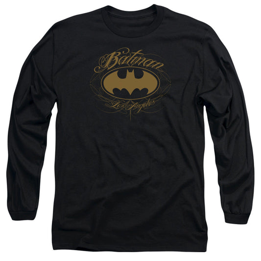 Batman Batman La Mens Long Sleeve Shirt Black