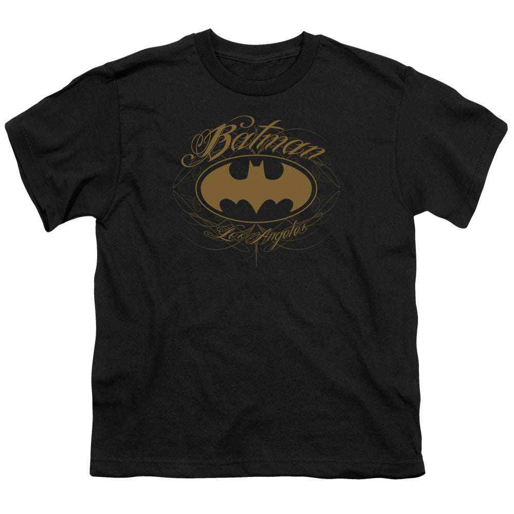 Batman Batman La Kids Youth T Shirt Black