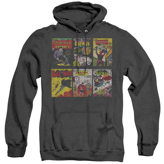 Batman Bm Covers Heather Mens Hoodie Black