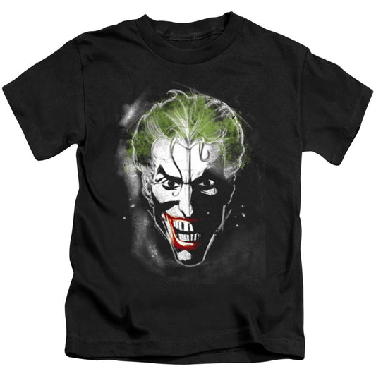 Batman Face Of Madness Juvenile Kids Youth T Shirt Black