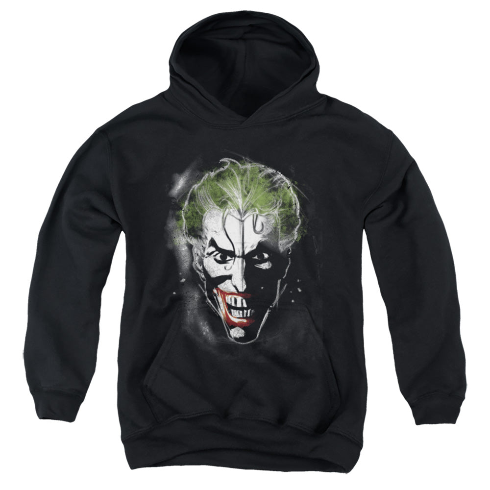 Batman Face Of Madness Kids Youth Hoodie Black