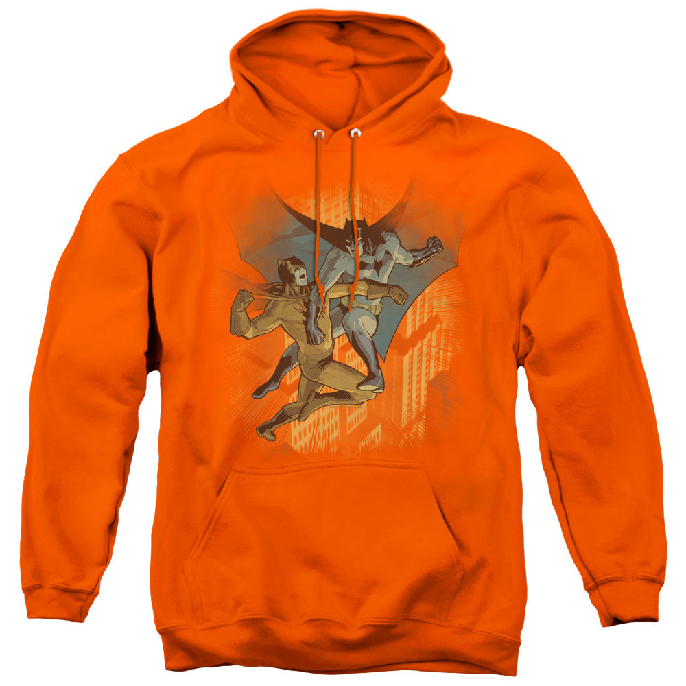 Batman Batman Vs Catman Mens Hoodie Orange
