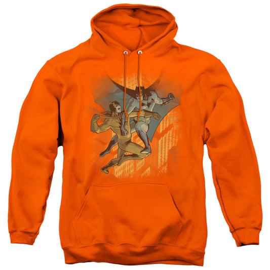 Batman Batman Vs Catman Mens Hoodie Orange