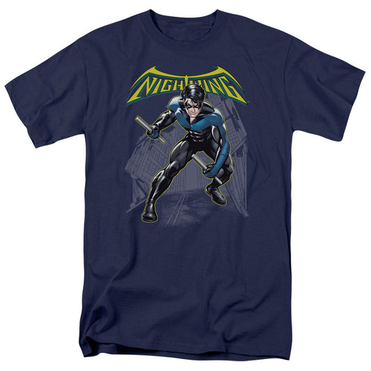 Batman Nightwing Mens T Shirt Navy