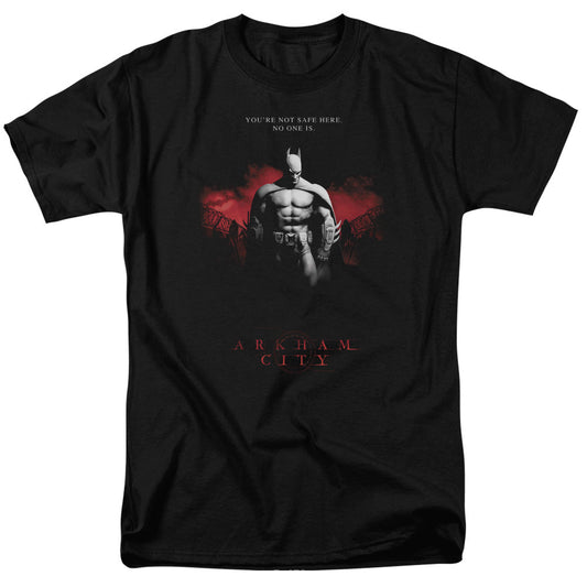Arkham City Standing Strong Mens T Shirt Black - clothing by TeeHivey.com
