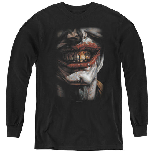Batman Ile Of Evil Long Sleeve Kids Youth T Shirt Black