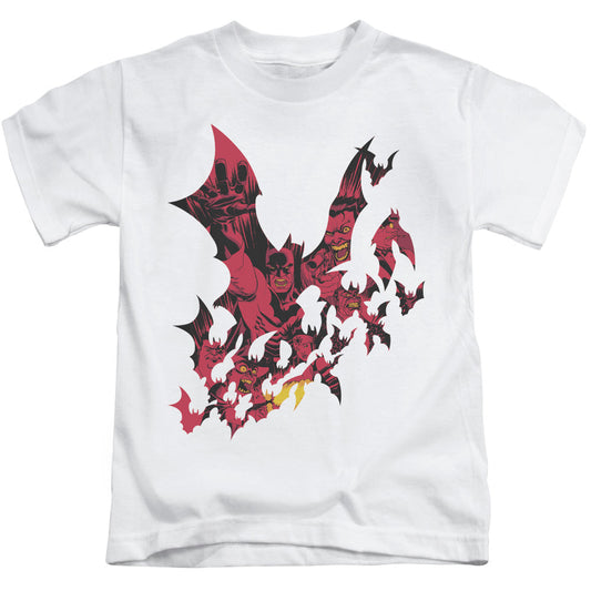 Batman Broken City Juvenile Kids Youth T Shirt White