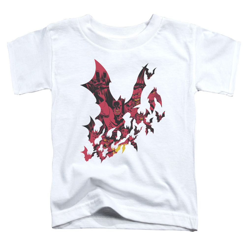 Batman Broken City Toddler Kids Youth T Shirt White