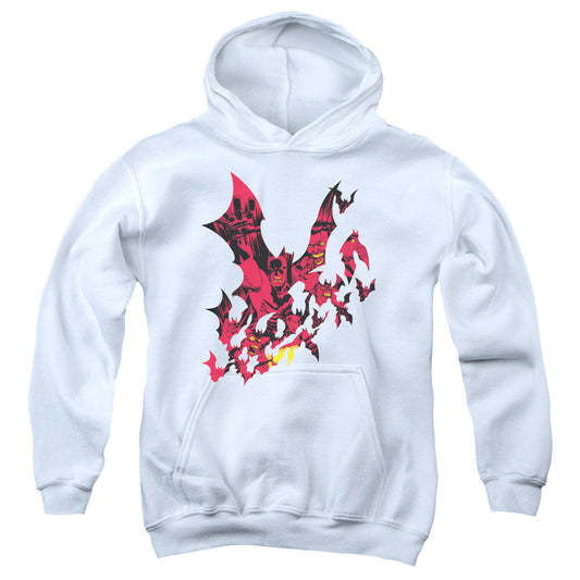 Batman Broken City Kids Youth Hoodie White