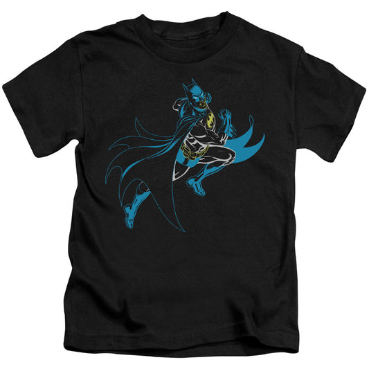 Batman Neon Batman Juvenile Kids Youth T Shirt Black