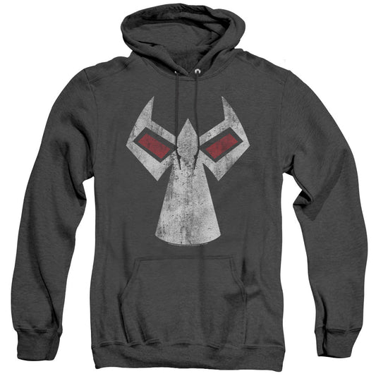 Batman Bane Mask Heather Mens Hoodie Black