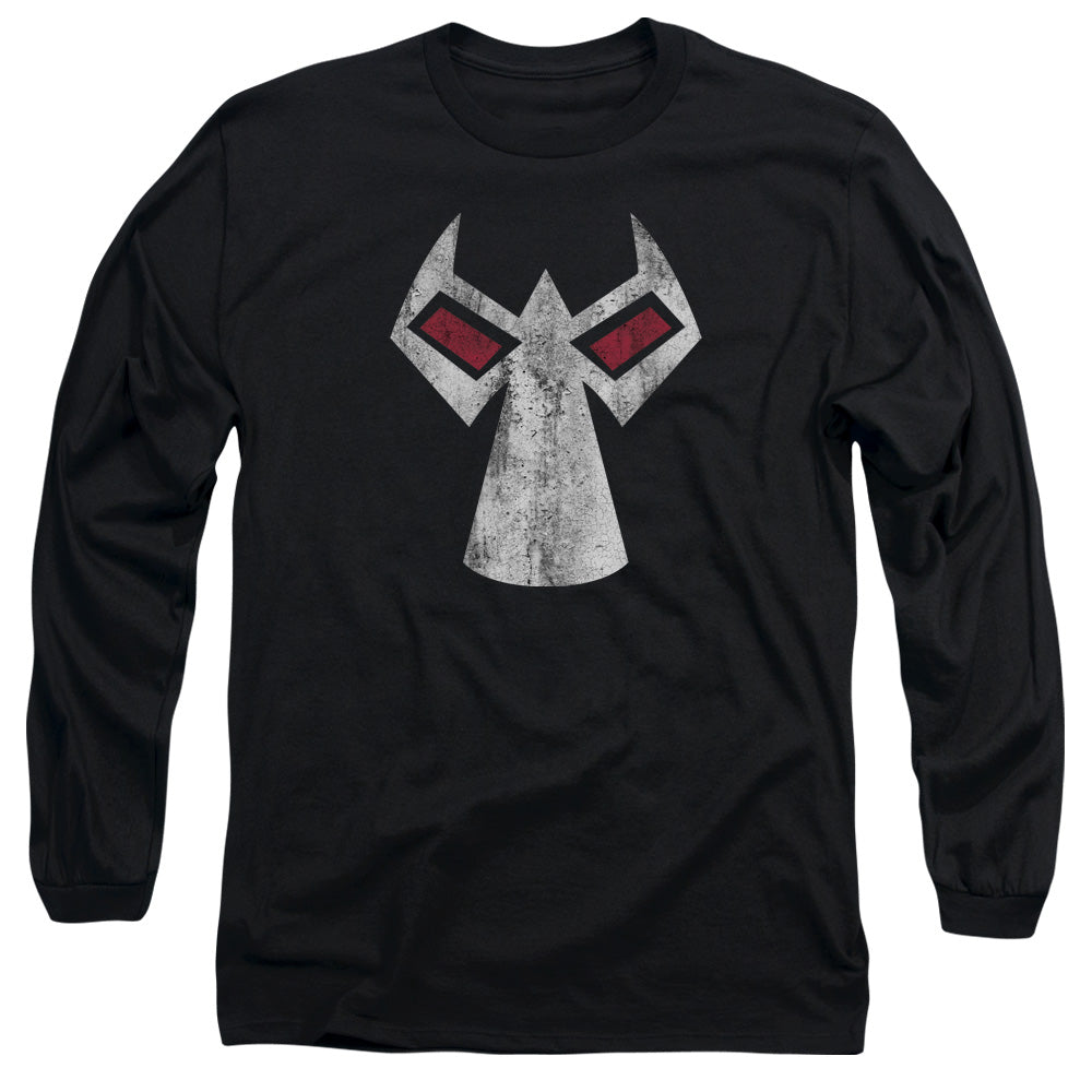 Batman Bane Mask Mens Long Sleeve Shirt Black