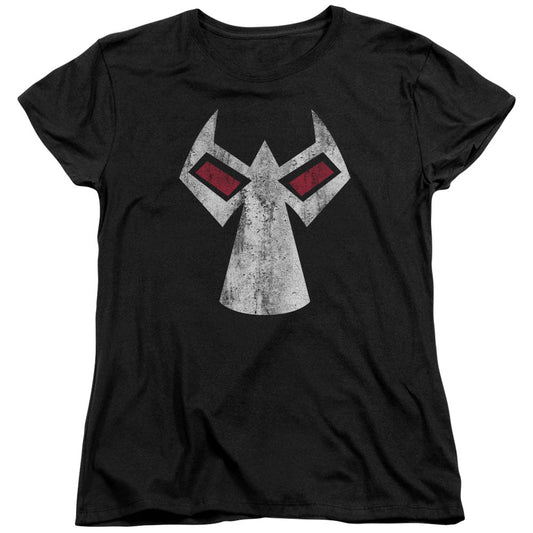 Batman Bane Mask Womens T Shirt Black