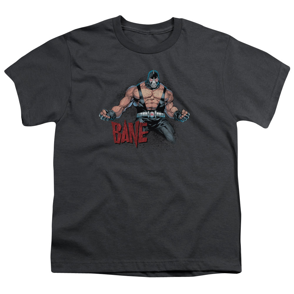 Batman Bane Flex Kids Youth T Shirt Charcoal