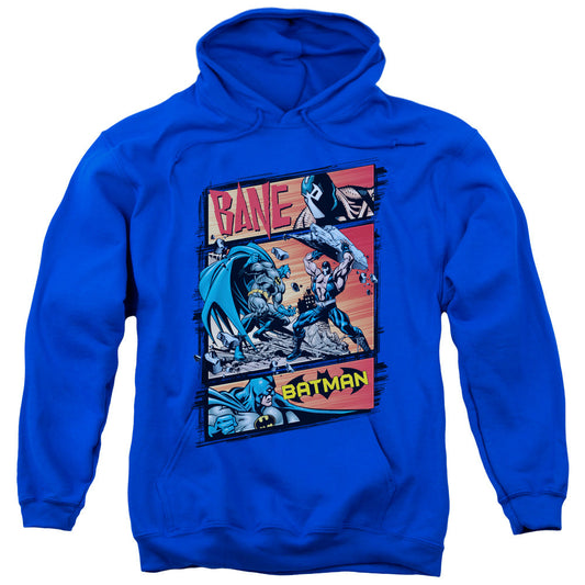 Batman Epic Batle Mens Hoodie Royal Blue