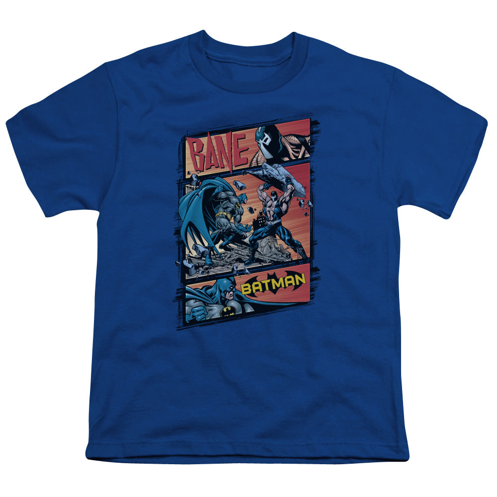 Batman Epic Batle Kids Youth T Shirt Royal Blue