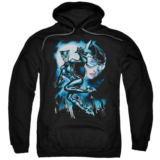 Batman Moonlight Cat Mens Hoodie Black