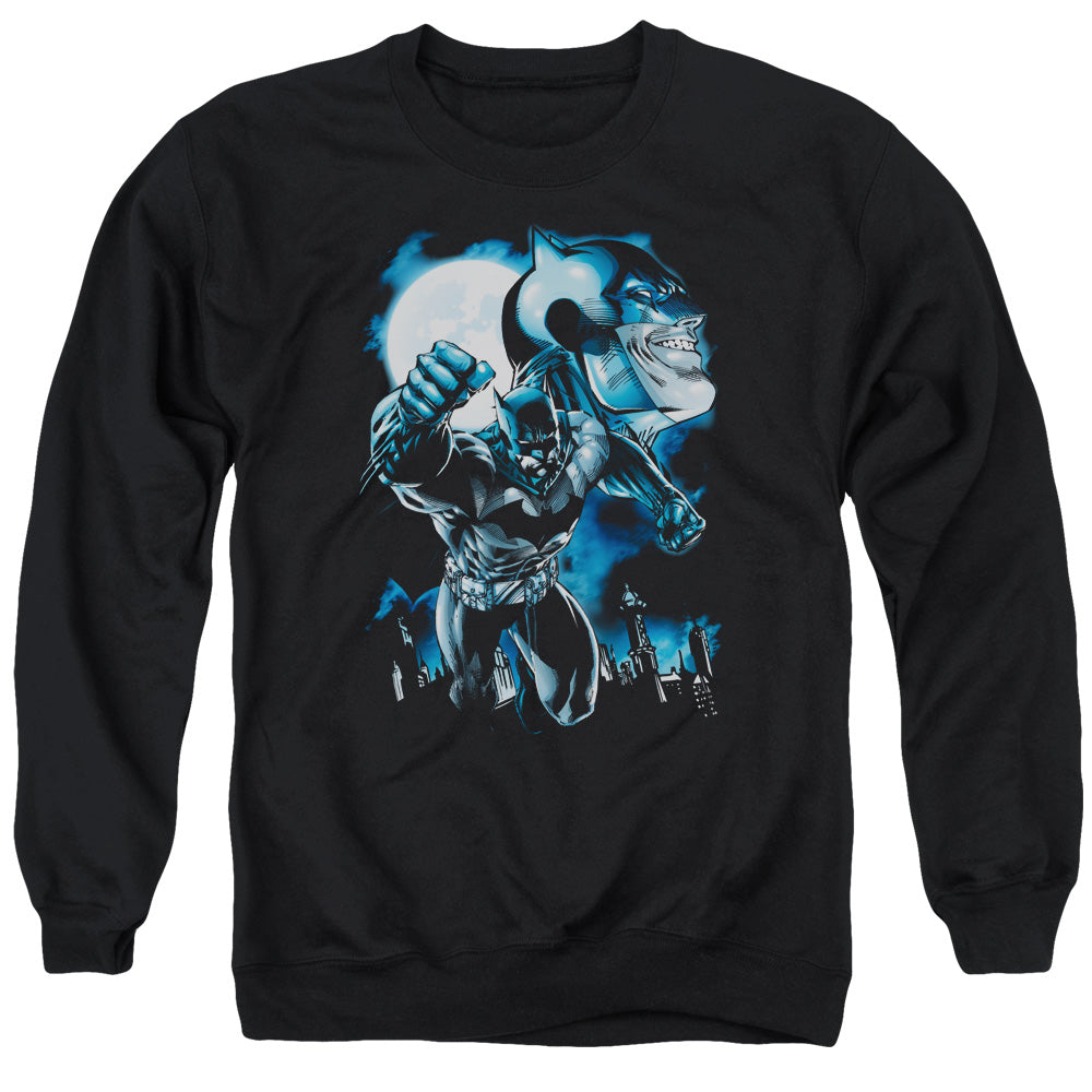 Batman Moonlight Bat Mens Crewneck Sweatshirt Black