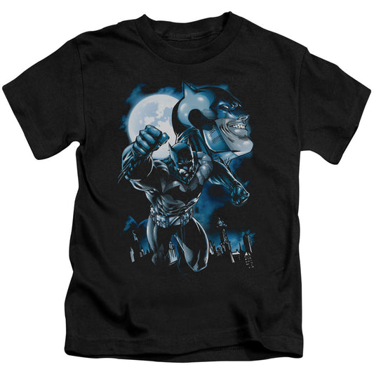Batman Moonlight Bat Juvenile Kids Youth T Shirt Black