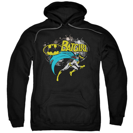 Batman Batgirl Halftone Mens Hoodie Black