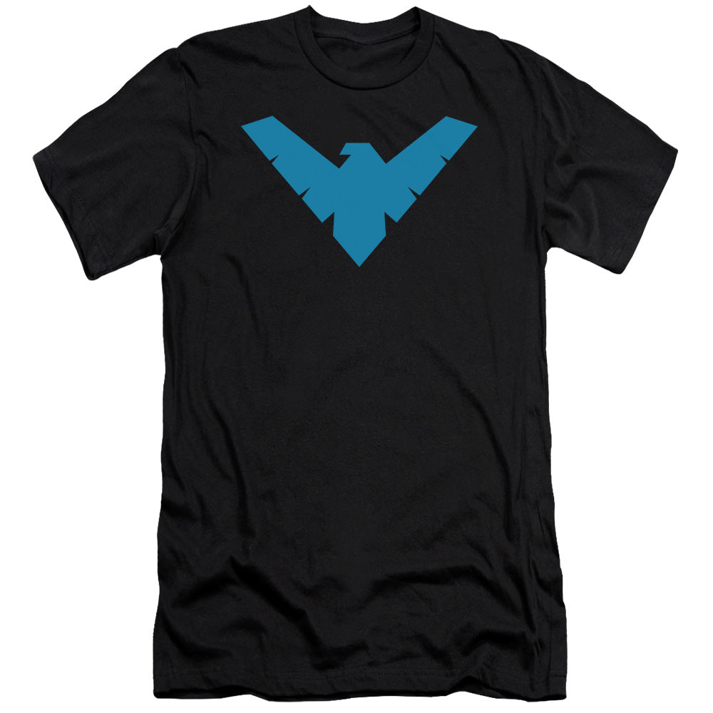 Batman Nightwing Symbol Slim Fit Mens T Shirt Black