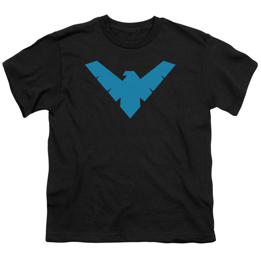 Batman Nightwing Symbol Kids Youth T Shirt Black