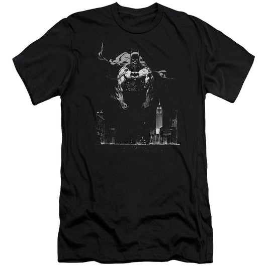 Batman Dirty City Premium Bella Canvas Slim Fit Mens T Shirt Black