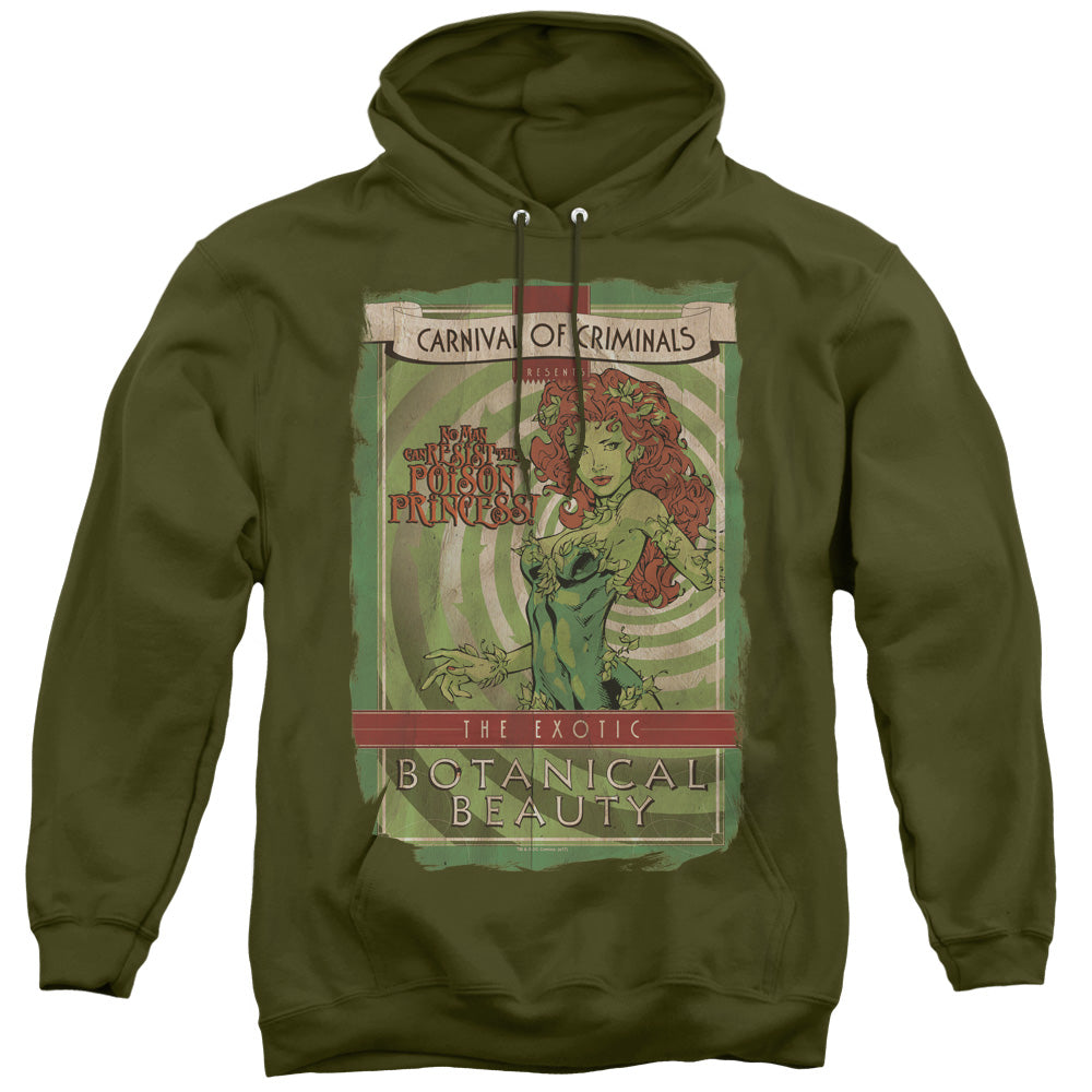 Batman Botanical Beauty Mens Hoodie Military Green