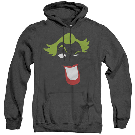 Batman Joker Simplified Heather Mens Hoodie Black